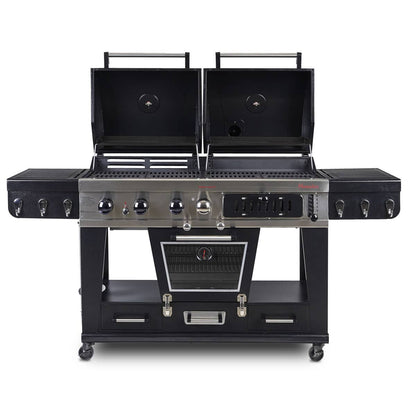 Pit Boss Memphis Ultimate Combo Gas and Charcoal Grill With Regulator And Cover