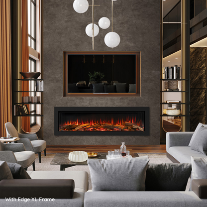 Gazco Onyx Avita 190RW Electric Fire with Luxury Logscape - Showroom Exclusive