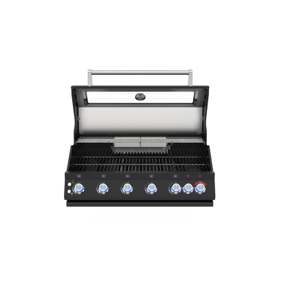 Boss Grill 6 Burner Built-In Gas BBQ - Black