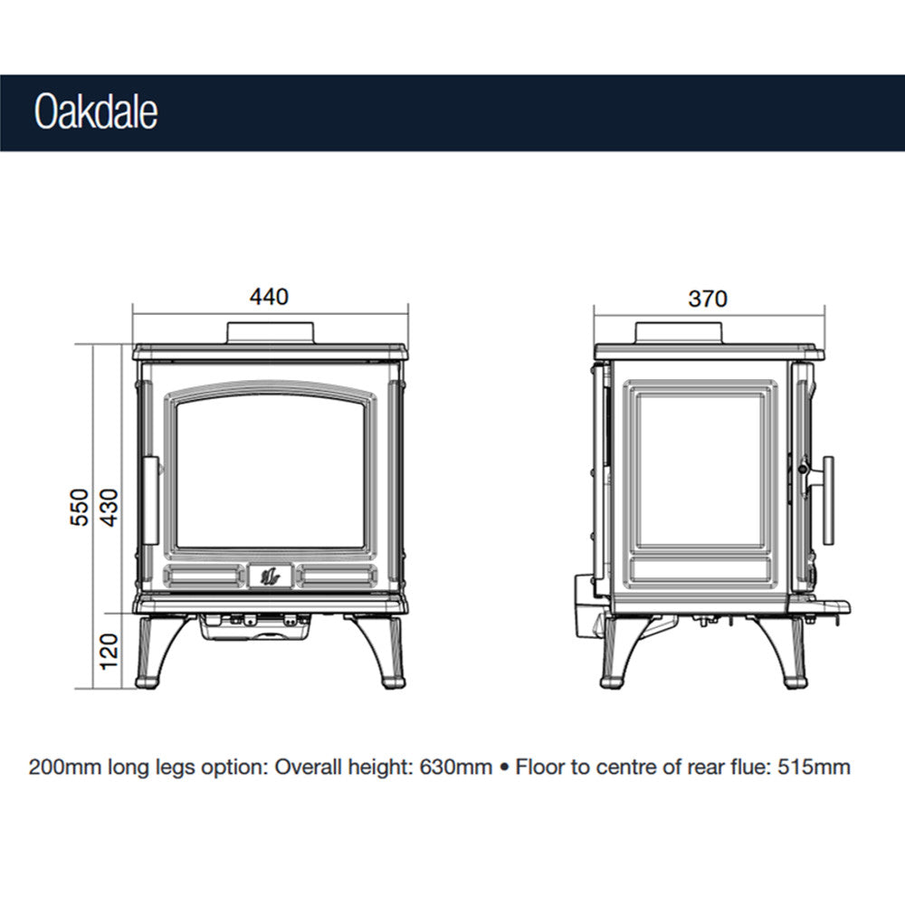 ACR Oakdale 5kW Multi Fuel Stove - Ex-Demo