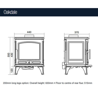 ACR Oakdale 5kW Multi Fuel Stove - Ex-Demo