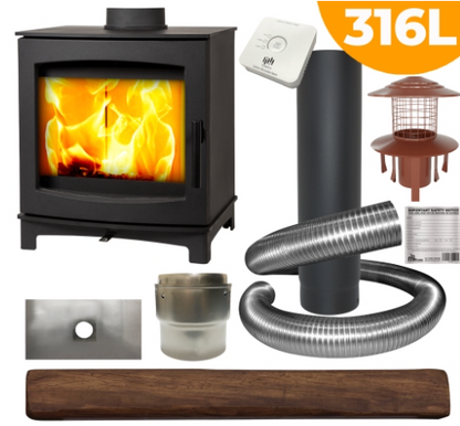 Portway Arundel XL Wood Burning Stove