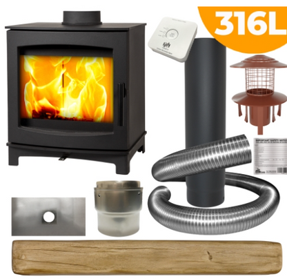 Portway Arundel XL Wood Burning Stove