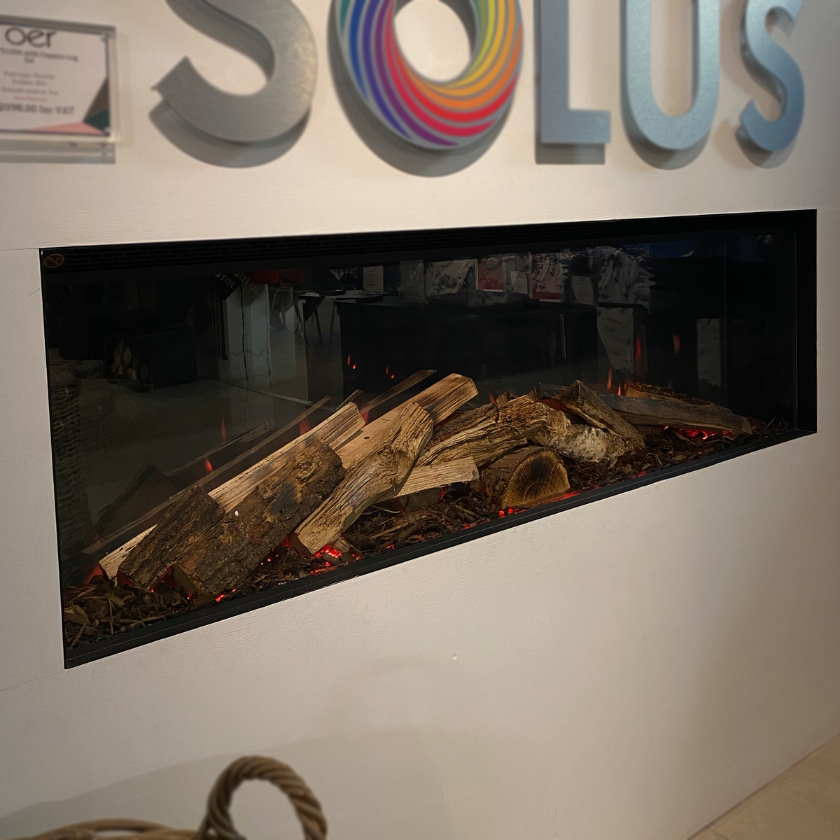 Solus VS130 Electric Inset Fire - Ex Display