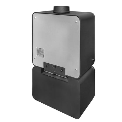 Mazona Heatwave 8kW Log Store Multifuel Woodburning Stove, Freestanding, Eco Design Approved, Defra Approved