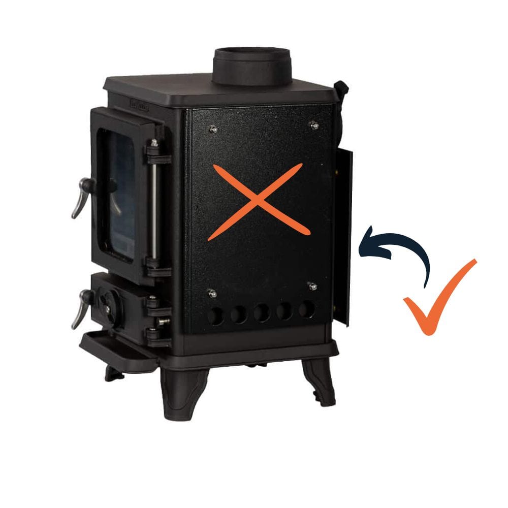 Salamander Hobbit Stove Smoke Exempt Multifuel Wood Burning Stove 4kW DEFRA ECODESIGN VARIANT